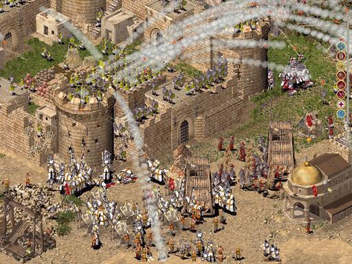 Stronghold: Crusader - Тактика ведения боя.